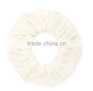 plain lace scrunchie fashion style for girl