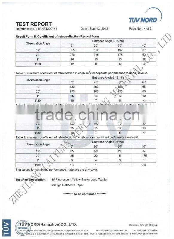 Adult High Vis Viz Reflective Safety Vest Waistcoat with EN20471 Certificate