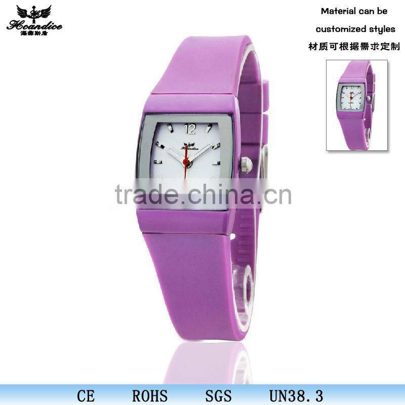 2013 colorful new fashion times square quartz watches japan movt