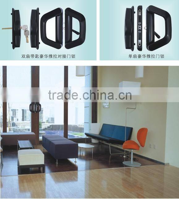 Door Handle Lock, Zinc Door Handle