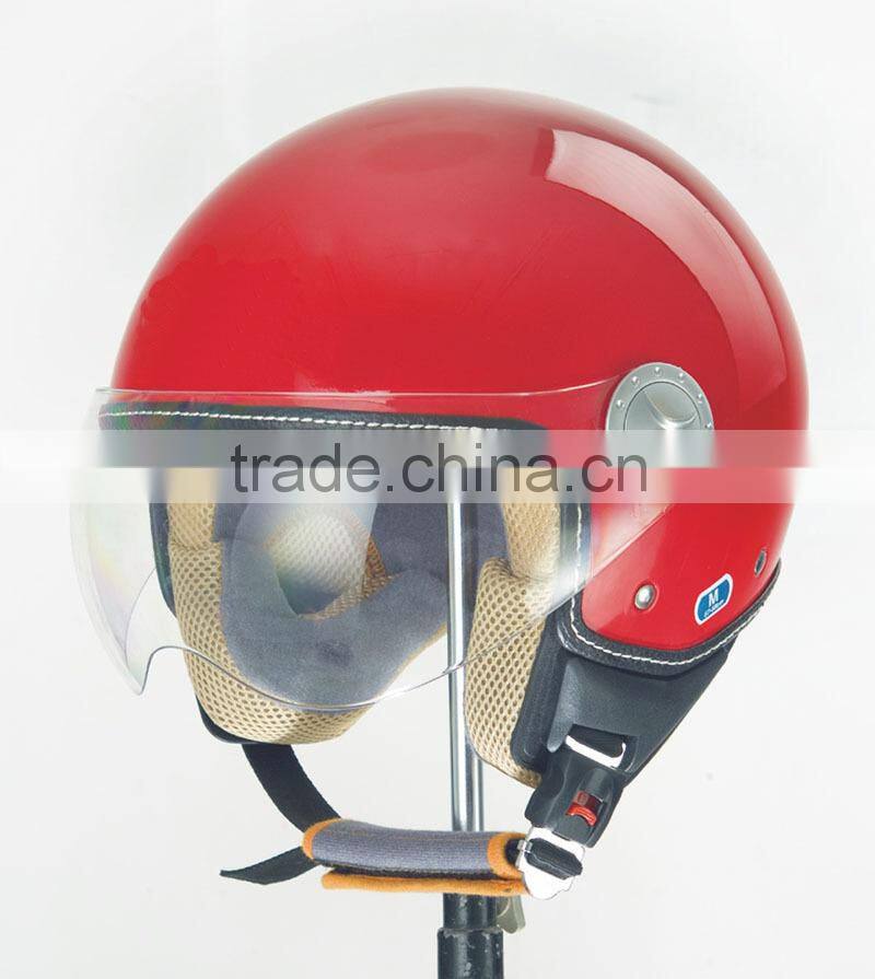 China Hot sale Red scooter half helmet