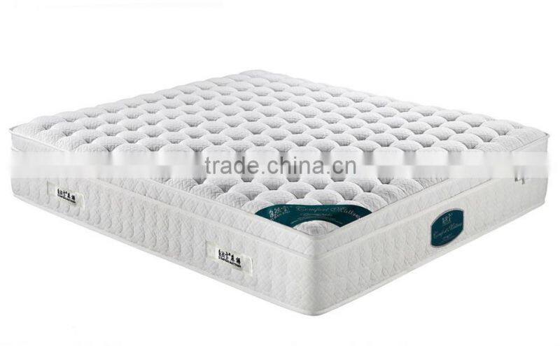 2016 style 100% Natural latex pocket spring Euro-top mattress -ZRB 118