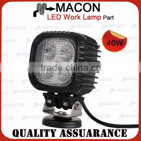 2015 new 40w led work lamp for jeep wrangler,sxs,atv, utv, 4*4 flood 40watt led driving light, 12v 24v 40w led work light