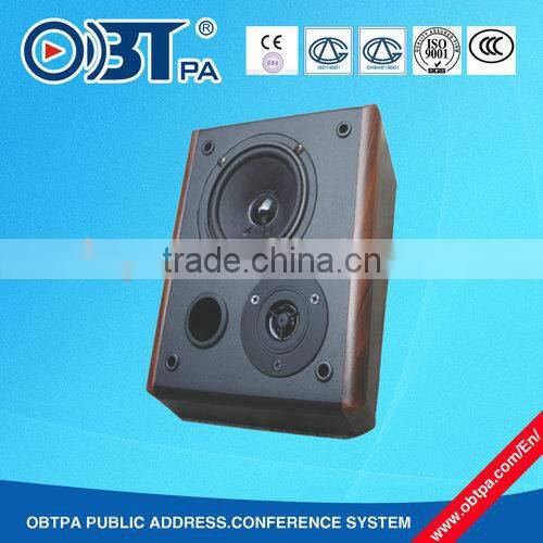 OBT-678 Chinese Wholesale High Quality Indoors Wall Mounted Wooden Speaker 10W 100V