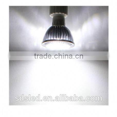 LED spotlight 5W high power Silver Cool White led spot light gu10