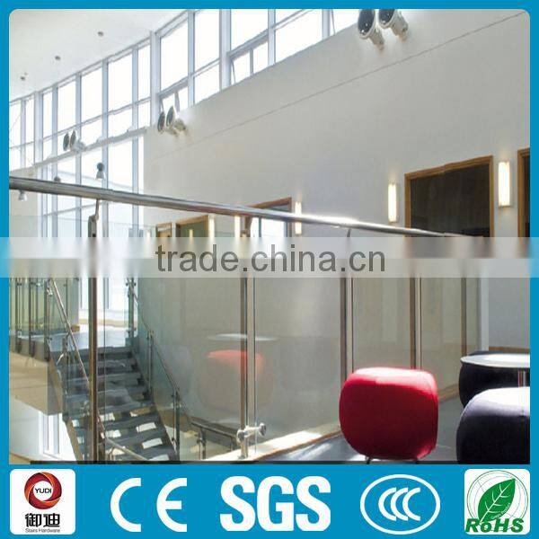 12mm clear tempered glass balcony railings made in China