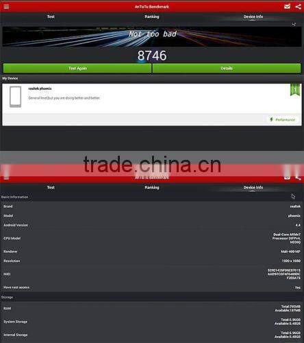 High cost-performance M-195 4K HDD PLAYER Realtek RTD 1195 android Duad core tv box 4k