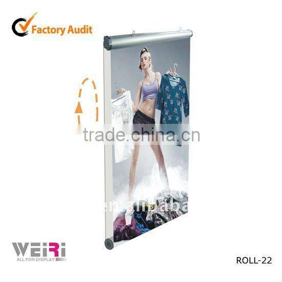 Economic,Scrolling Roll up Display, Electric Roll Banner Display