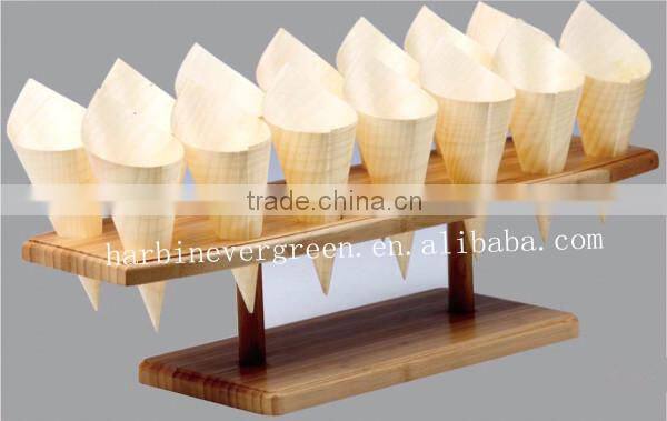 Wooden cone holder