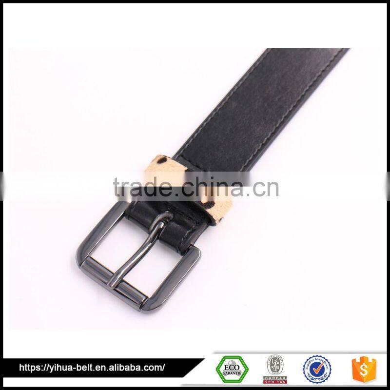 slim style fashionable pu belt leopord hot sale women belt
