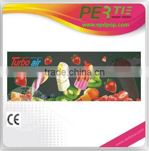 digital signage wall mount pop display rack epd screen epop e paper display circular display promotional cards