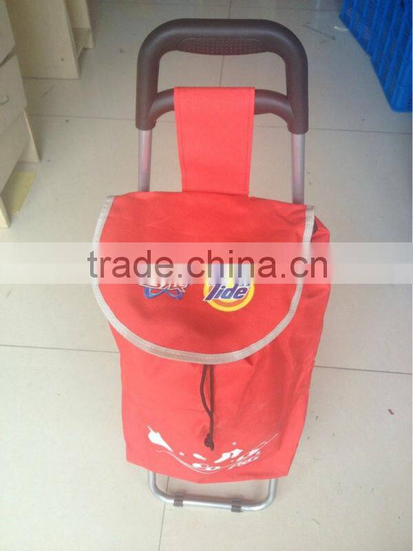 Easy carry foldable shopping trolley bag,ladies trolley tote bag-GW52