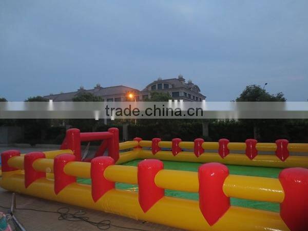 2015 hot sale inflatable billiard table sports game for sale