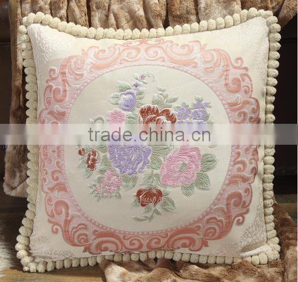 Wholesale chinese mill in stock jacquard chenille sofa office cushion cover