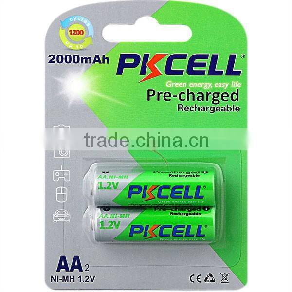 Ni-mh AA low self discharge nimh battery 1.2v 2000mah Notebook computers, electric toys,