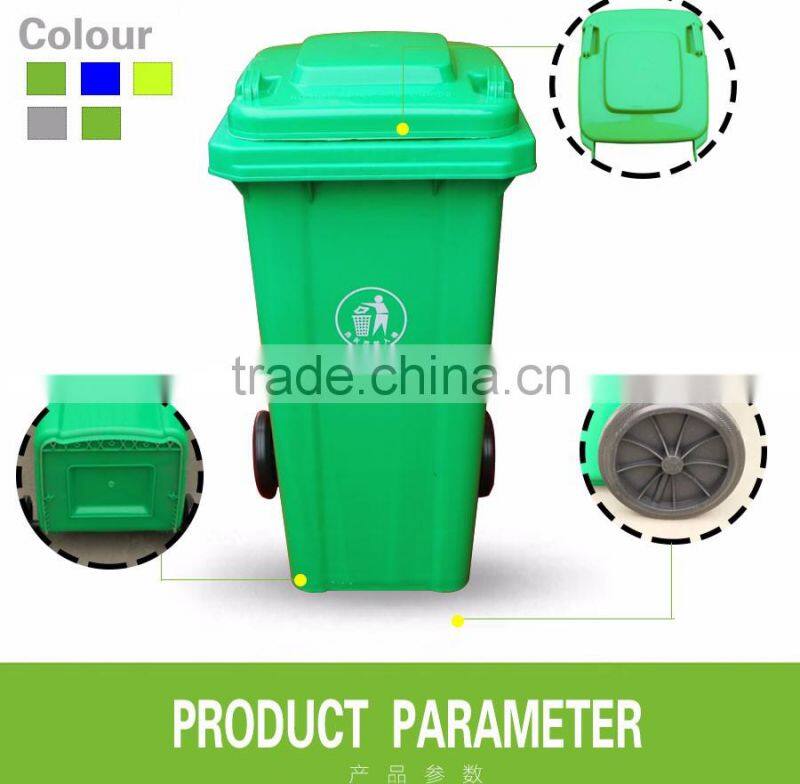 china wholesale outdoor OEM stand 360l decorative waste bins
