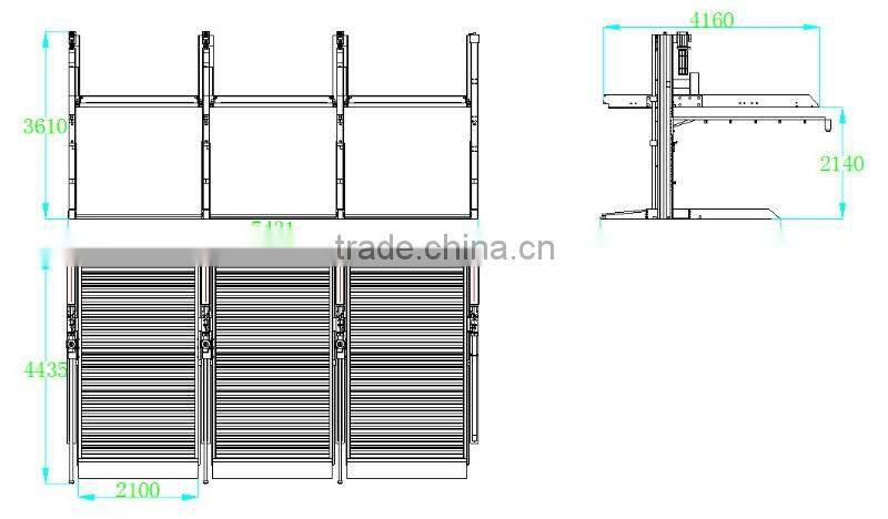 2 post car parking stacker