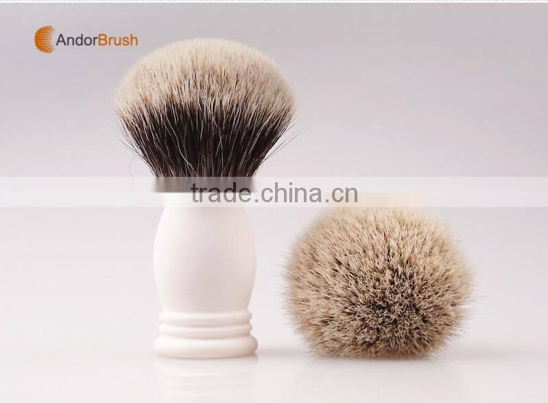 Wholesale super badger hair knots shaving brush knot shave brush