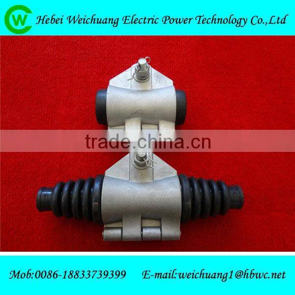 tension clamp for electrical fitting