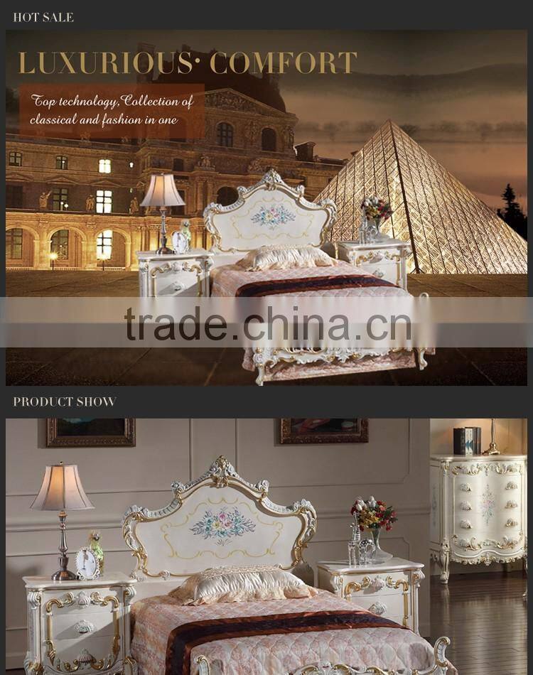 Classic italian antique bedroom furniture-antique furniture bed-french provincial bedroom furniture bed