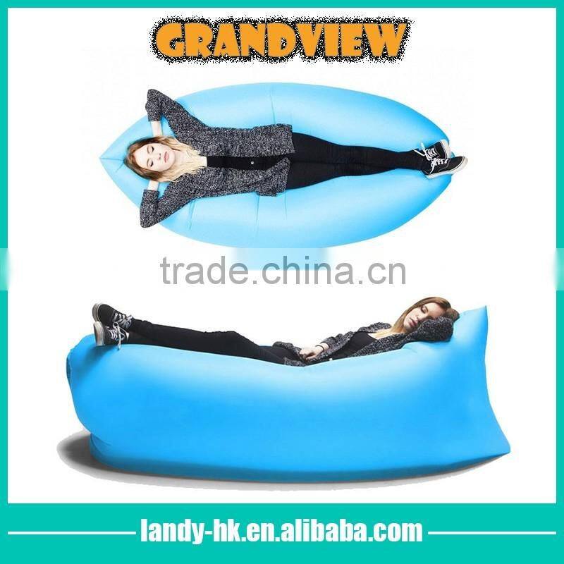 2016 sales people lazy inflatable outdoor blow-up lilo portable air sofa bed sheets travel bed sleeping bag