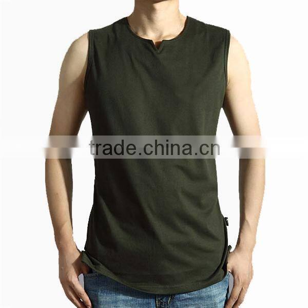 Small V-neck T Shirt Fashion Tank Top Mens (lyt-060088)