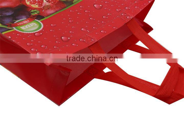 Reusable strong non woven shopping bag plastic packing bag for dried fruit
