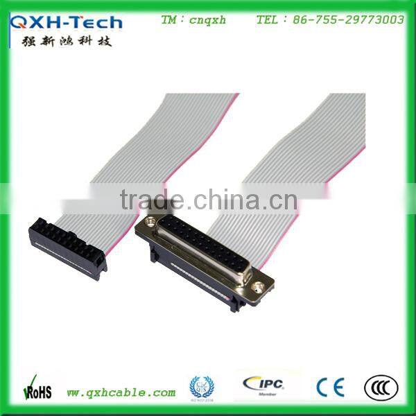 Good reputation DB 25 to IDC Flat cable DB 25 to IDC Connector cable