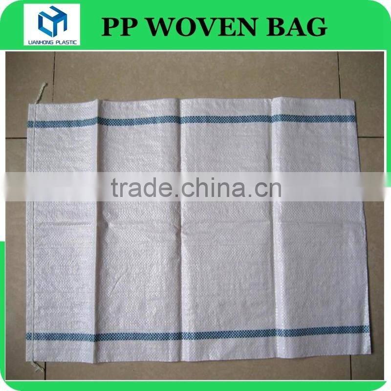White color pp woven bag china,virgin material pp woven bags 50kg, pp woven bag for 25kg 50kg rice packing