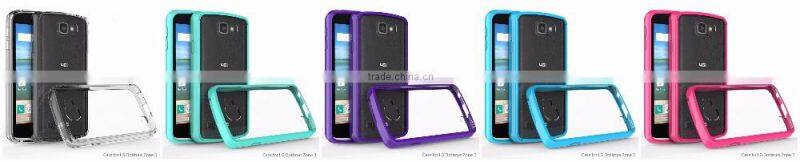 Samco New Fashion Shockproof Scratch Resistant Clear Defender Armor Case For LG K4