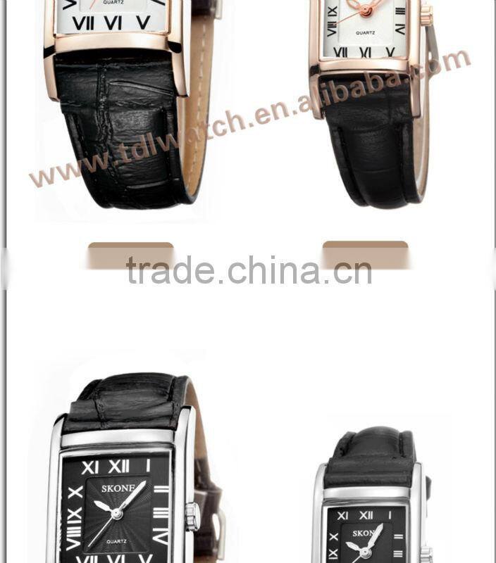 Top Brand SKONE Design Leather Strap Roles Watches Men