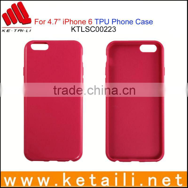 For iPhone 6 Blank TPU Mobile Phone Case Factory