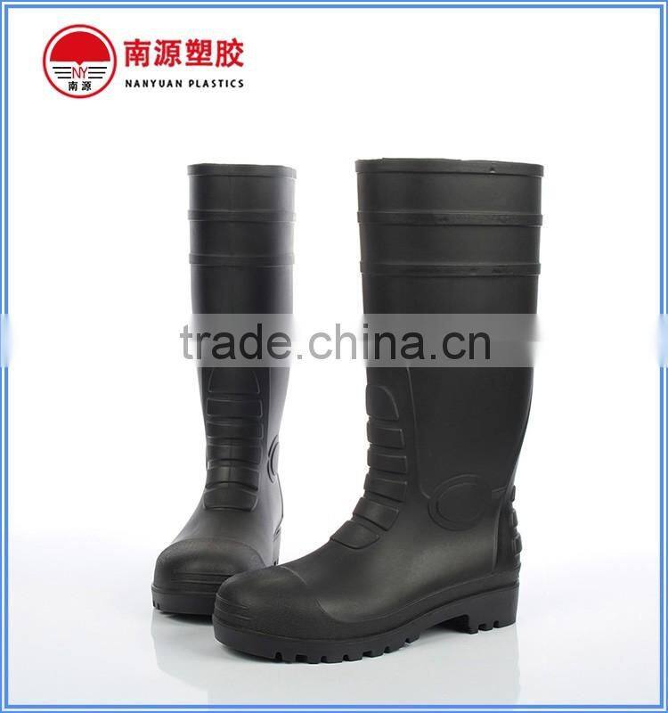 Anti-slip acid safety PVC boots for foot protection