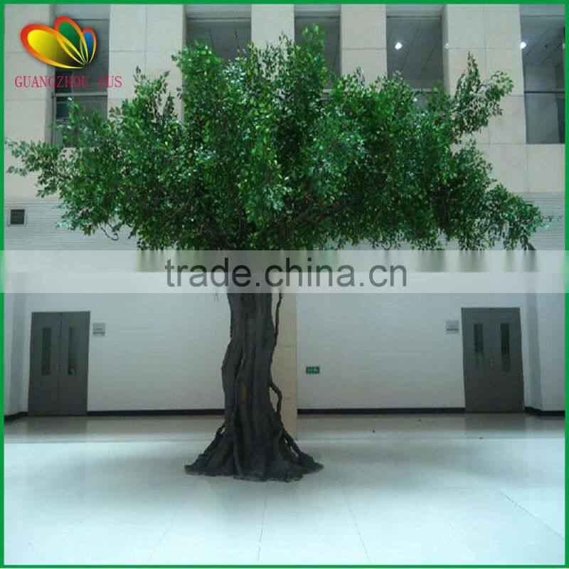 Wholesale artificial big tree fiberglass artificial ficus tree large outdoor & outdoor decor artificial ficus tree