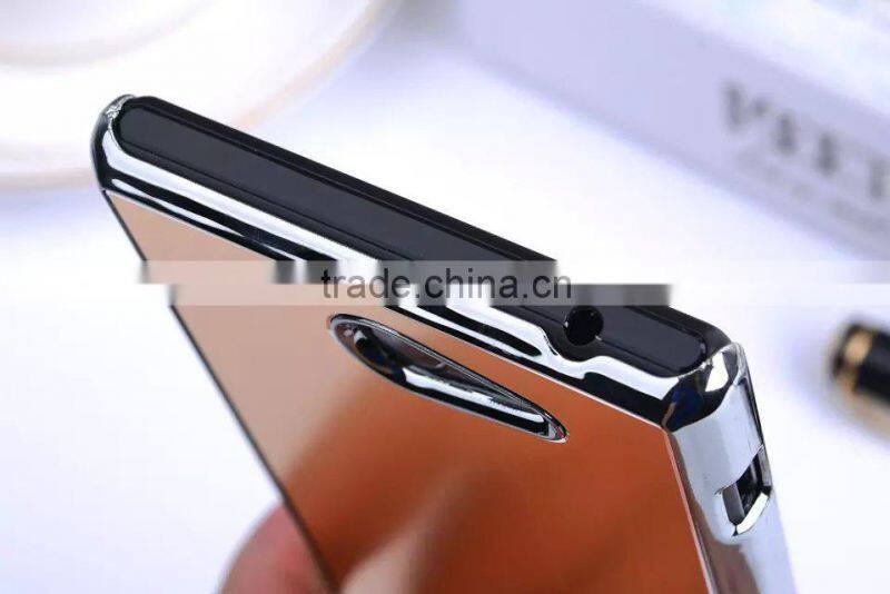 Chrome Brushed Aluminum Case For Sony Xperia M2 Dual D2302
