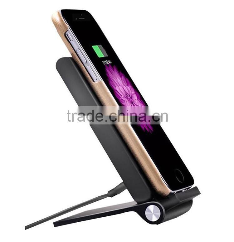 Qi Wireless 3 Coils Charging Mat Stand Charger Pad for Samsung S6 Edge iphone ETC