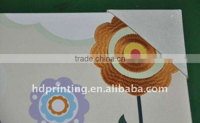 2012 newest printed stitching wall art