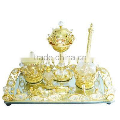 2014 Glass Incense Oil Burner sets with perfume bottle T059