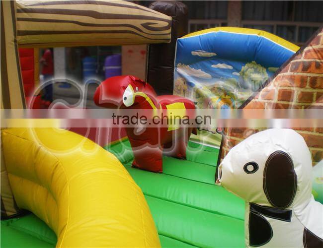 Customized kids outdoor obstacle course equipment