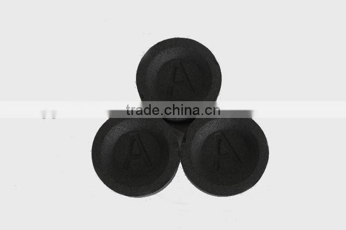 100pc/box instant light 33mm Al Fakher quality briquette shisha charcoal with A shape