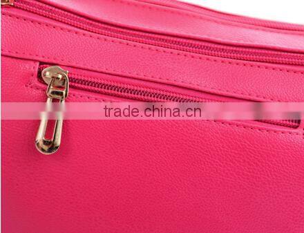 High capacity blue crossbody small bag for women