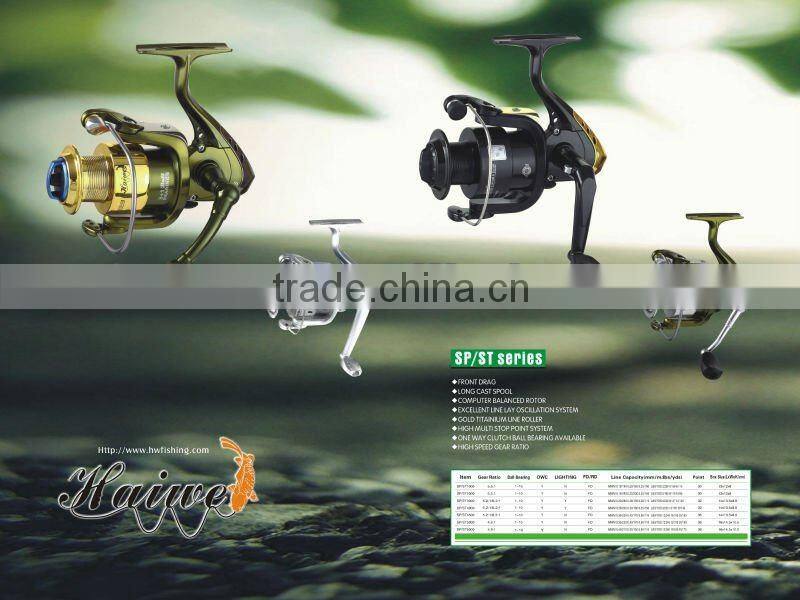 Aluminium spool fishing reel ST