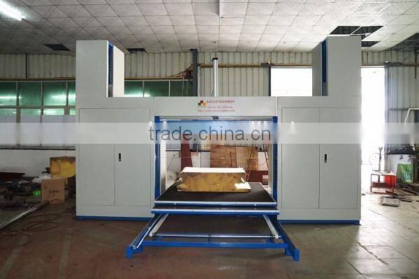 Circle Blade Twisting Angle Can Be 540 Degrees Contour Sponge Cutting Machine