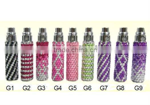 luxury crystal Ego diamond battery, diamond Ego battery