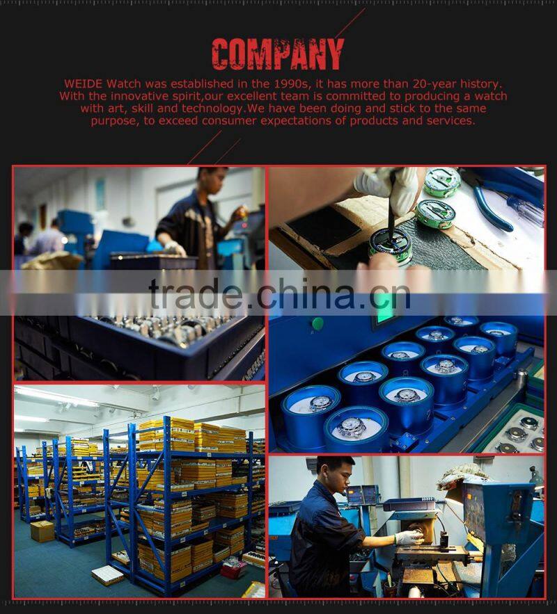 2015 Weide new product alibaba china fashion stainless steel Led watch WH2309