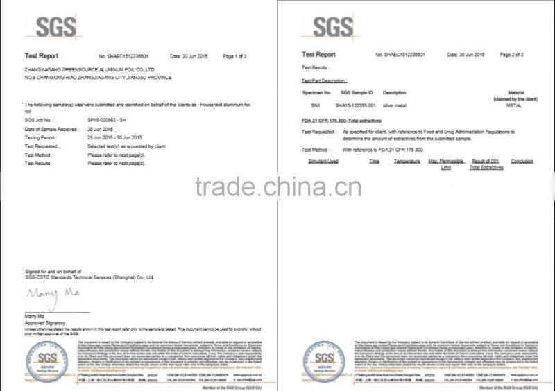 Three divided aluminum foil container