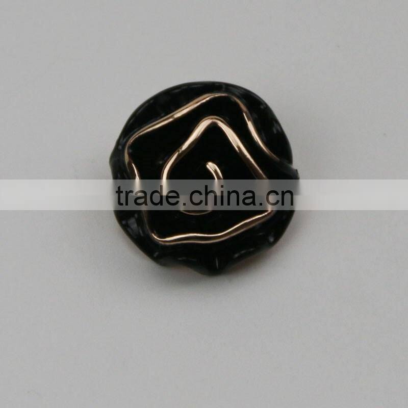 New fashion metal rhinestone button in bulk
