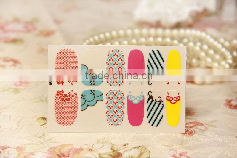 2016 black custom long nail stencils