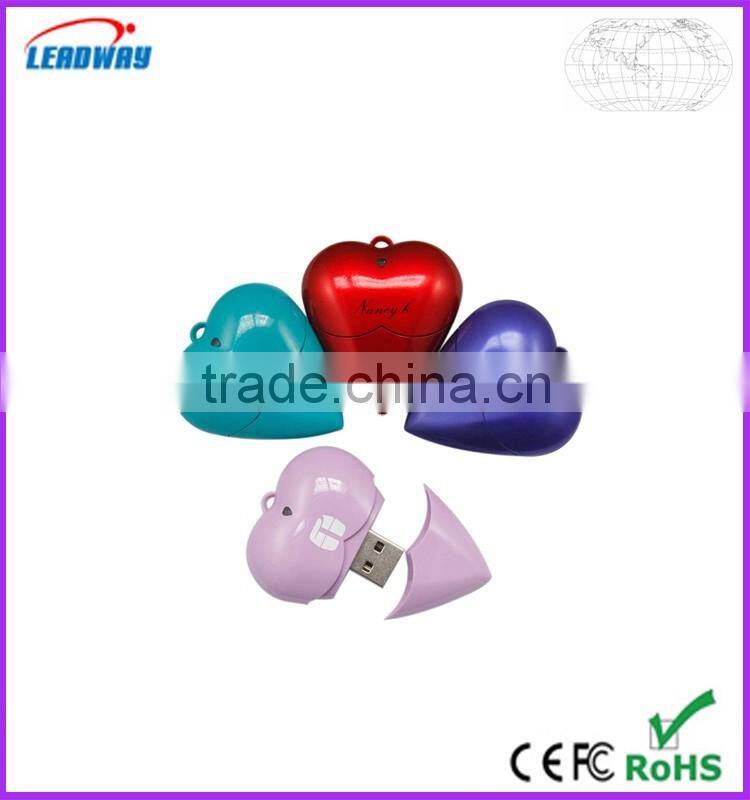 Best wedding souvenirs for guests heart USB flash disk