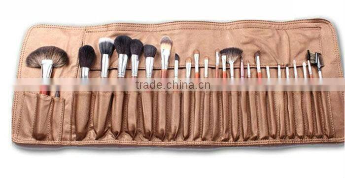 25pcs Top Quality Natural Wooden Handle Cosmetic Brush